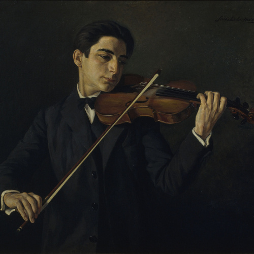 image for: Francisco Sainz de la Maza - El violinista - 1928