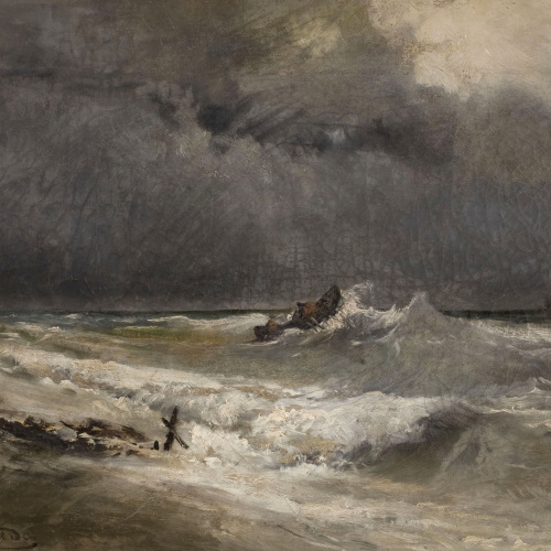 image for: Joaquim Vayreda - Marina (Seta, Llenguadoc) - Cap a 1873-1875