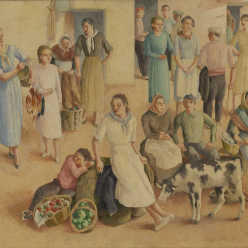 image for: Xavier Nogués - Mercat - 1940