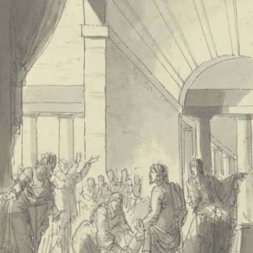 image for: Pau Rigalt - Jesús renta els peus als apòstols - Cap a 1820-1830