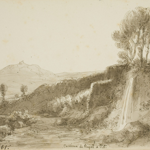 image for: Lluís Rigalt - Camino de Ripoll a Olot - Cap a 1851