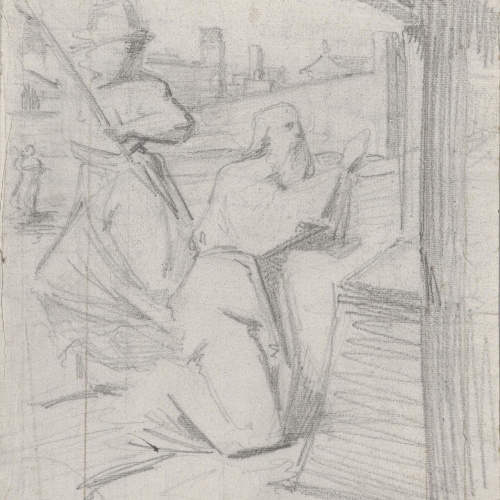 Claudi Lorenzale - Sant Tomàs - Cap a 1850-1870 image for: Claudi Lorenzale - Sant Tomàs - Cap a 1850-1870