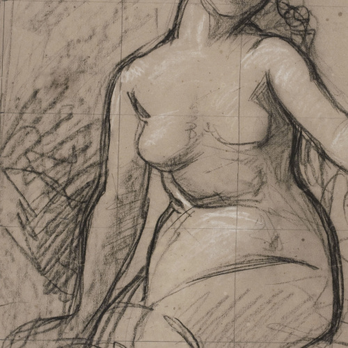 Ramon Martí i Alsina - Nu femení - Cap a 1865-1870 image for: Ramon Martí i Alsina - Nu femení - Cap a 1865-1870