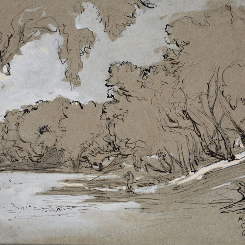 image for: Ramon Martí i Alsina - Rovira d'en Mora, prop de Vilamajor - 1880