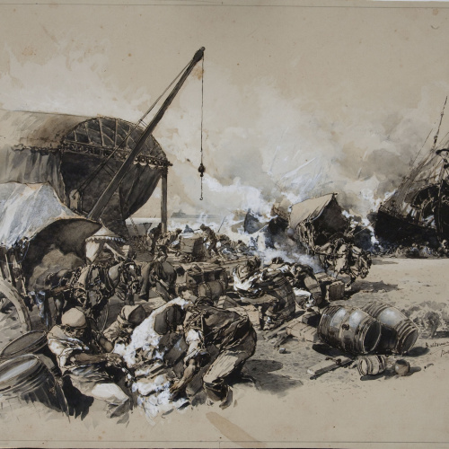 image for: Baldomer Galofre - Port de Barcelona - 1893