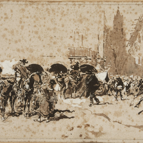 image for: Baldomer Galofre - Plaça de Salamanca - Cap a 1885