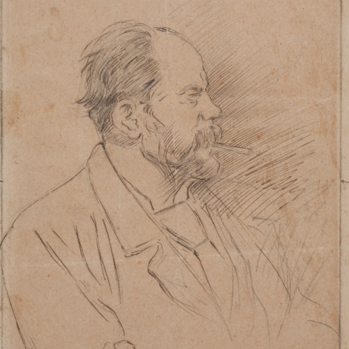 image for: Josep Lluís Pellicer - Retrat del corresponsal F. Peretz - 1877