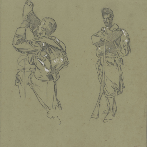 image for: Josep Lluís Pellicer - Soldats - Cap a 1872-1876