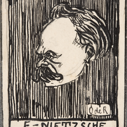 image for: Eugeni d&#039;Ors - Retrat de Friedrich Nietzsche - Cap a 1910-1920