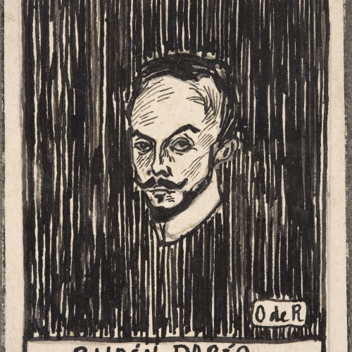 image for: Eugeni d&#039;Ors - Retrat de Rubén Darío - Cap a 1910-1920