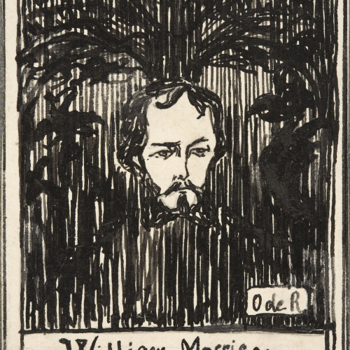 image for: Eugeni d&#039;Ors - Retrat de William Morris - Cap a 1910-1920