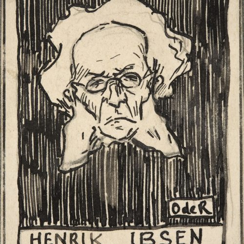 image for: Eugeni d&#039;Ors - Retrat d&#039;Henrik Ibsen - Cap a 1910-1920