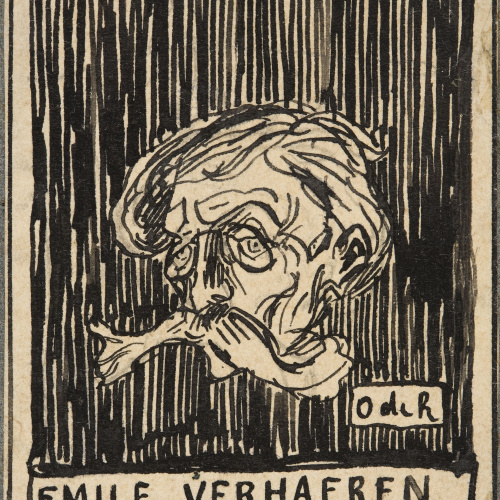 image for: Eugeni d&#039;Ors - Retrat d&#039;Emile Verhaeren - Cap a 1910-1920