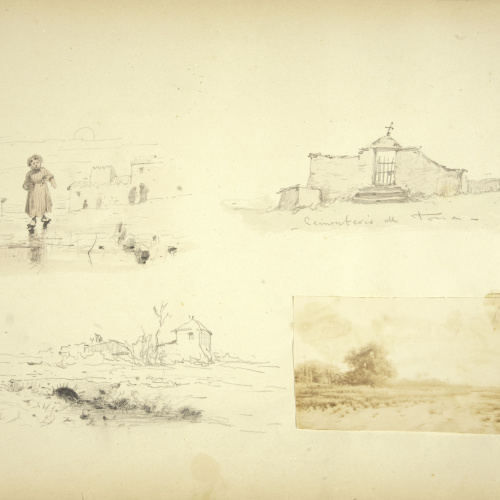 image for: Modest Urgell - Cementiri de Tona i altres apunts - Cap a 1880