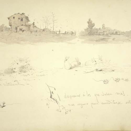 image for: Modest Urgell - Apunts del natural i altres composicions - Cap a 1864