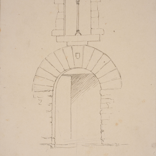 image for: Josep Lluís Pellicer - Apunt arquitectònic - Cap a 1889