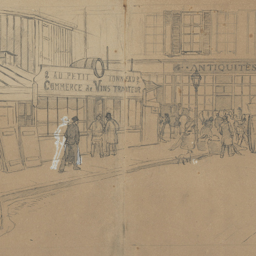 image for: Josep Lluís Pellicer - Carrer de París - 1880