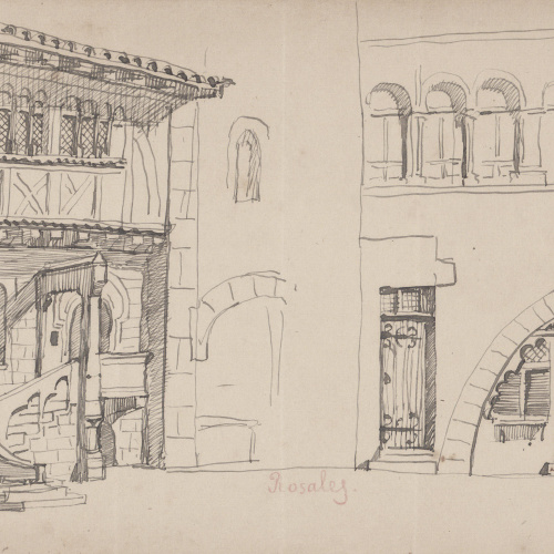 image for: Eduardo Rosales - Les Cases d&#039;Aragó - Cap a 1862