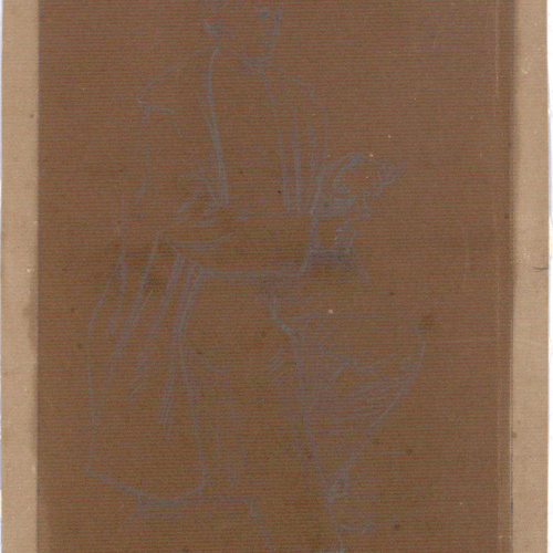 image for: Claudi Lorenzale - Home assegut comptant amb els dits - Cap a 1860-1880