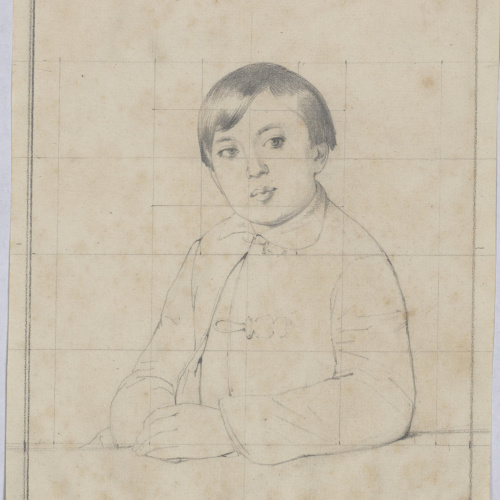 image for: Claudi Lorenzale - Retrat de nen - Cap a 1840-1850