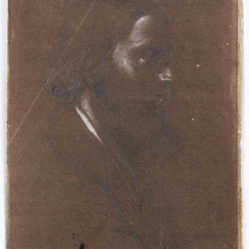 image for: Claudi Lorenzale - Retrat d&#039;home - Cap a 1840-1850