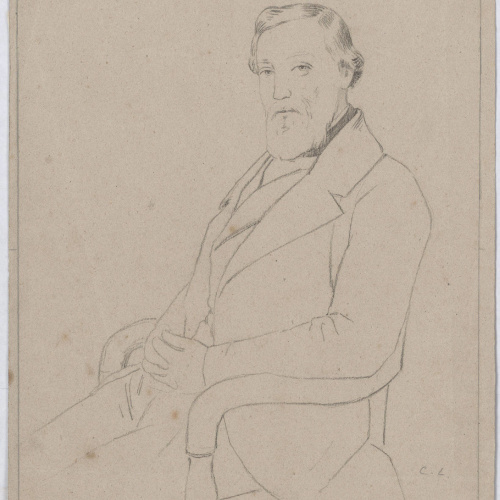 image for: Claudi Lorenzale - Retrat d&#039;un home vell - Cap a 1860-1880