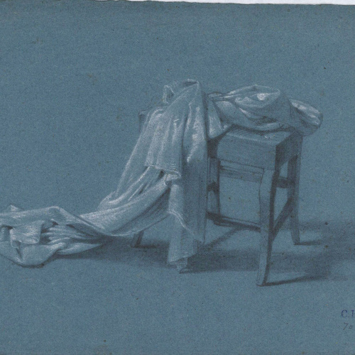 image for: Claudi Lorenzale - Estudi de vestits - Cap a 1850-1860