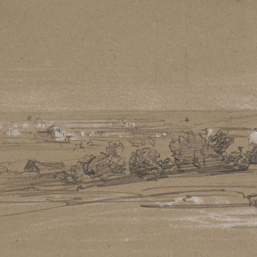 image for: Ramon Martí i Alsina - Paisatge dels afores de Barcelona - Cap a 1865-1870