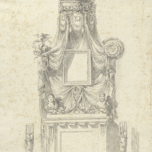 image for: Pau Rigalt - Projecte de decoració. Ximeneia [?] - Cap a 1820-1830