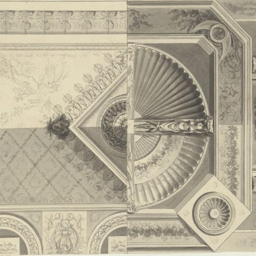 image for: Pau Rigalt - Projecte de decoració de sostre - Cap a 1820-1840