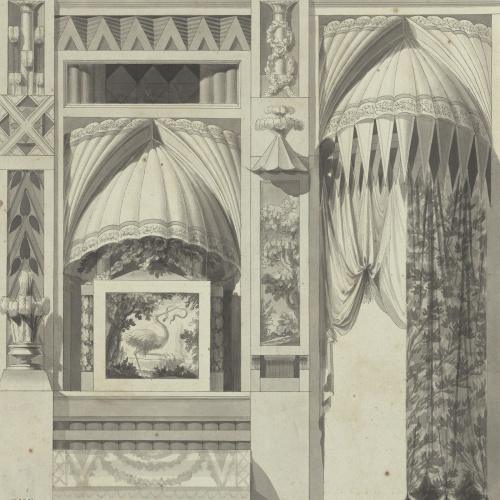 image for: Pau Rigalt - Projecte de decoració d&#039;un saló - Cap a 1820-1840