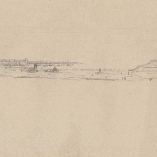 image for: Claudi Lorenzale - Vista de Barcelona - Cap a 1840-1850