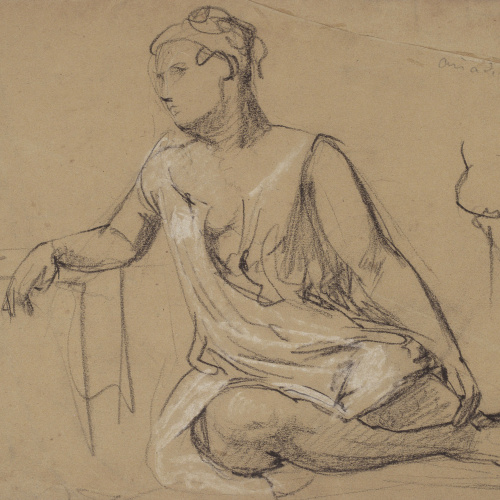 Ramon Martí i Alsina - Figura femenina - Cap a 1870 image for: Ramon Martí i Alsina - Figura femenina - Cap a 1870