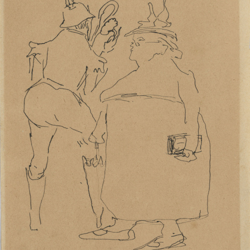 image for: Eugeni d&#039;Ors - Dona gran i soldat - Cap a 1910