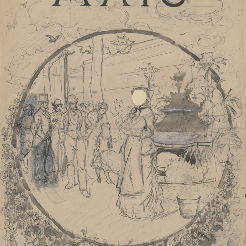 image for: Josep Lluís Pellicer - Al·legoria del mes de maig - 1882