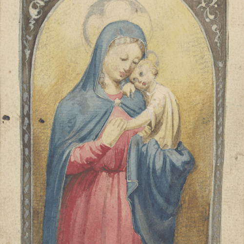 image for: Francesc Torras - Mare de Déu amb el Nen - Cap a 1860-1870