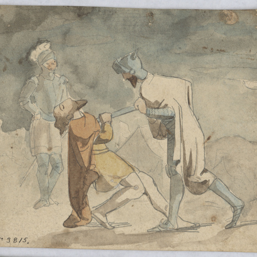 image for: Francesc Torras - Escena històrica medieval - Cap a 1860-1876