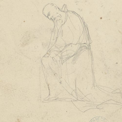 image for: Francesc Torras - Temptació (anvers) / Imatge d&#039;un sant (revers) - Cap a 1860-1876