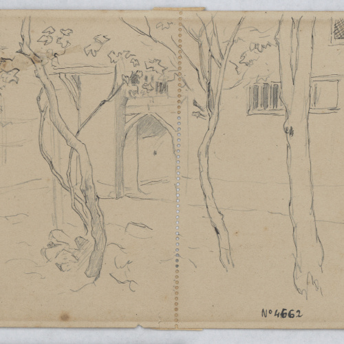 image for: Josep Lluís Pellicer - Carrer d&#039;una població - 1877