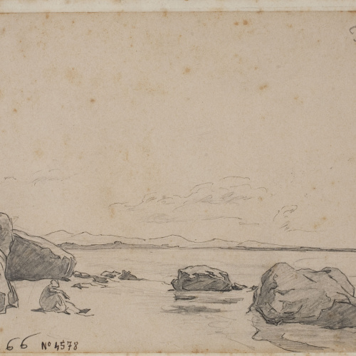 image for: Josep Lluís Pellicer - Vista de Nettuno - 1866