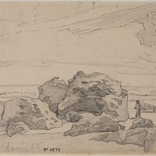 image for: Josep Lluís Pellicer - Vista de Porto d&#039;Anzio - 1866