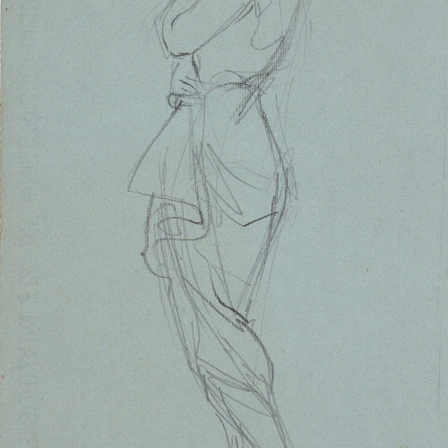 image for: Ramon Martí i Alsina - Dona dempeus - Cap a 1860-1865