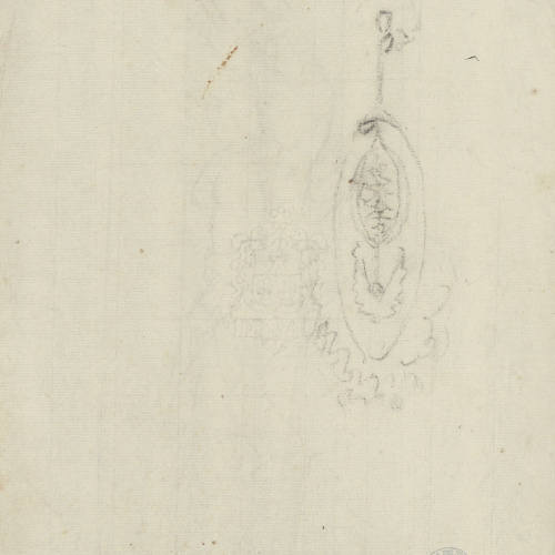 image for: Josep Bernat Flaugier - Rapte de Proserpina (anvers) / Esbós inconcret (revers) - Cap a 1799-1800 [1]