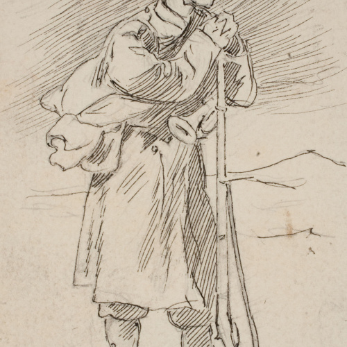 image for: Josep Lluís Pellicer - Un alto - 1875