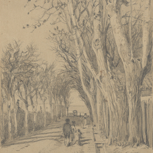 image for: Lluís Rigalt - Passeig - Cap a 1850-1860