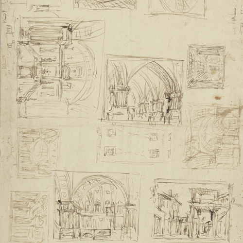 image for: Pau Rigalt - Croquis per escenografies - Cap a 1820-1830