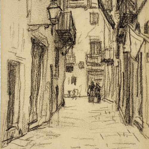 image for: Dionís Baixeras - Carrer de Fonollar - Febrer 1908