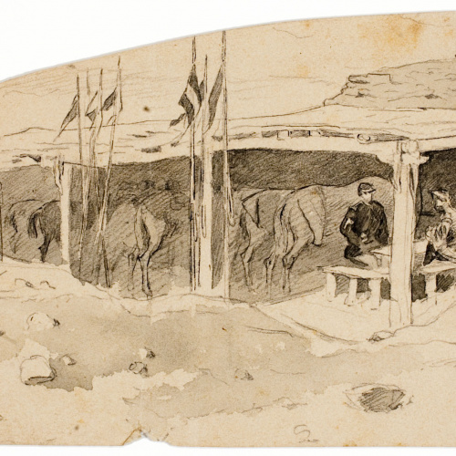 image for: Josep Lluís Pellicer - «Avançada de Fornerio» - Cap a 1872-1876