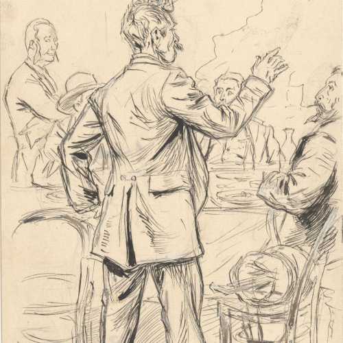 image for: Josep Lluís Pellicer - Al restaurant de Reims - Cap a 1889