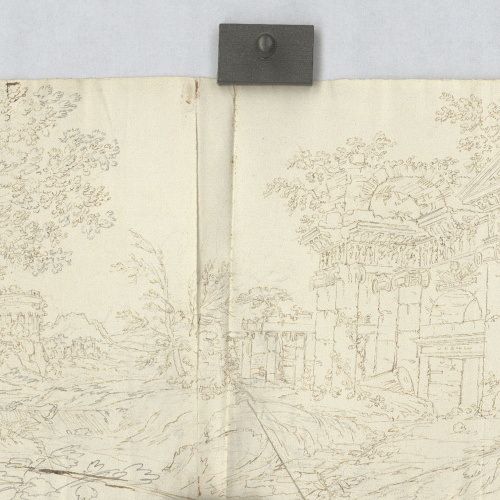image for: Pau Rigalt - Paisatge amb ruïnes clàssiques (escenografia) - Cap a 1820-2830